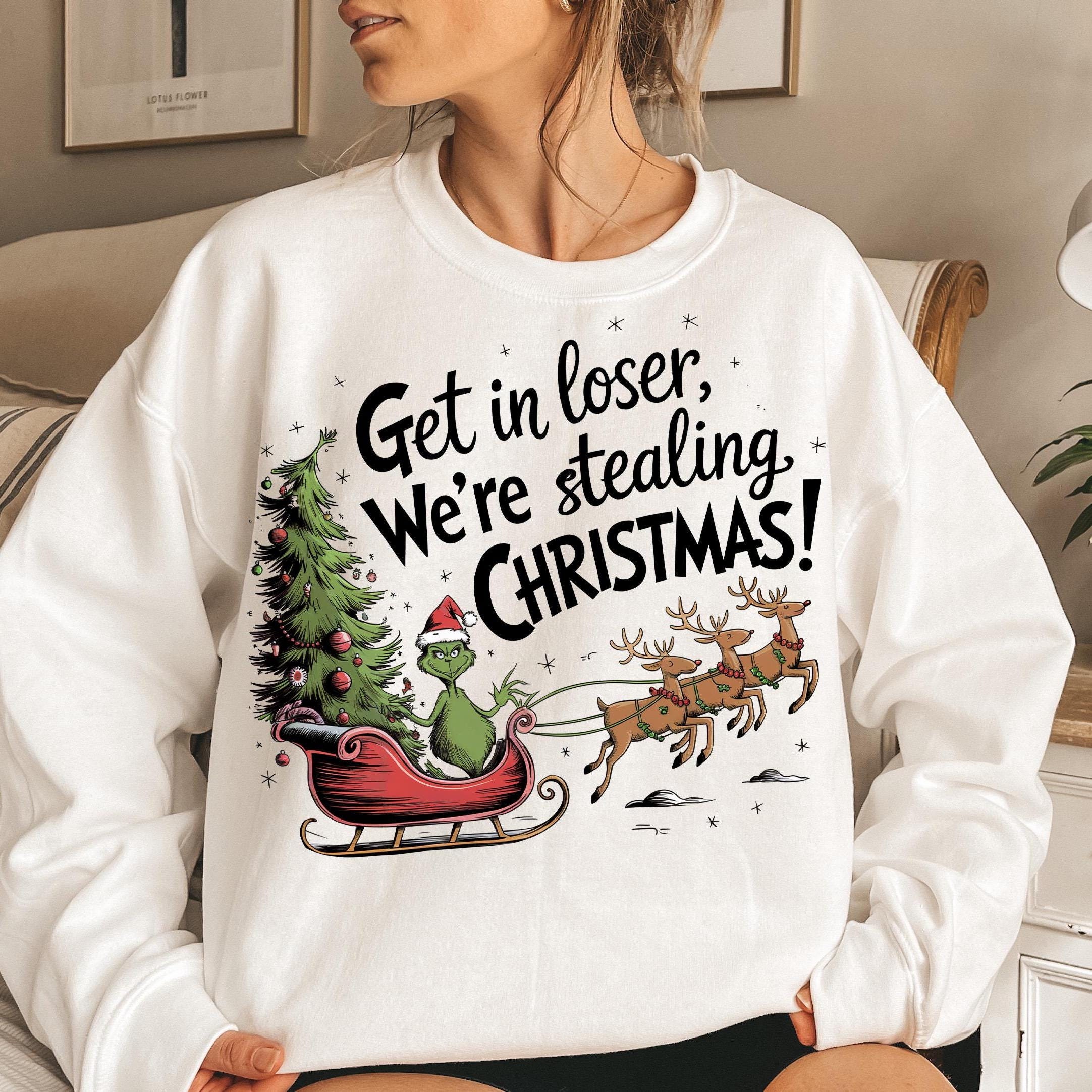 クリスマスを盗むPNG、面白いクリスマスPNG、クリスマスキャラクターPNG、レトロなクリスマスPNG、サンタPNG、クリスマスシャツ昇華