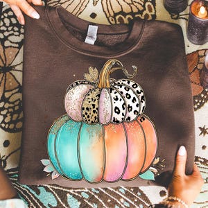 Brushstroke Pumpkin png, Fall Vibes Png, Leopard Pumpkin Png, autumn png, trendy fall png, retro fall png, Fall Sublimation, Fall Autumn Png