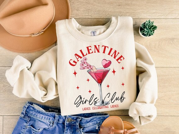 Galentine Png Cupid Png Valentine's Day Shirt Design Cocktail Club Social Club Girls Club Png Preppy Trendy Sublimation Digital Download