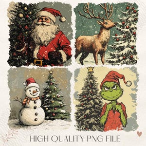Retro Christmas PNG, Christmas Shirt PNG, Vintage Christmas PNG, Santa Claus png, Christmas Sublimation, Merry Christmas png, T-shirt design