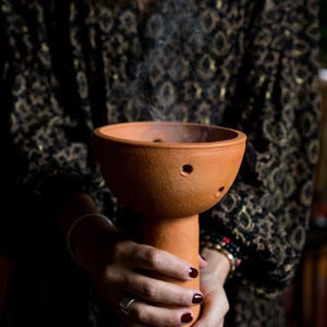 Terracota Mayan Copal Burning Kit Set
