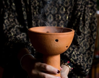 Terracota Mayan Copal Burning Kit Set