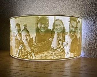 Fotolamp gepersonaliseerde / aangepaste 3D-geprinte geheugenlamp