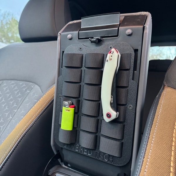 Panel MOLLE de la consola central Crosstrek: Organizador de almacenamiento para Subaru 2024-2026