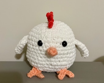 Chicken Amigurumi Crochet Pattern: Plushie Toy (PDF Pattern)