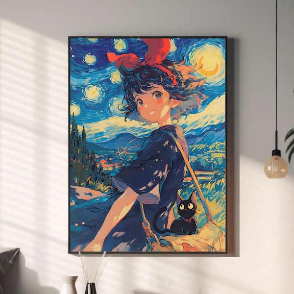Kikis Delivery Service Wall Decor Etsy