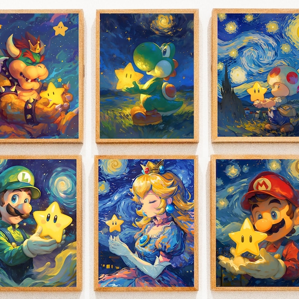 Super Mario Bedroom Decor - Etsy