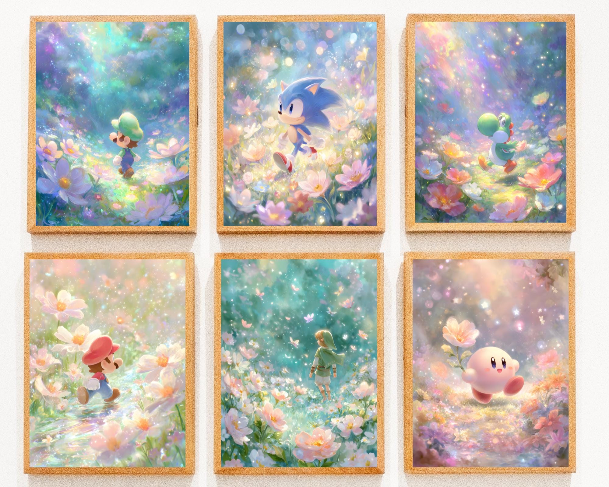 Super Mario posters: Nursery decor and Kids room decor