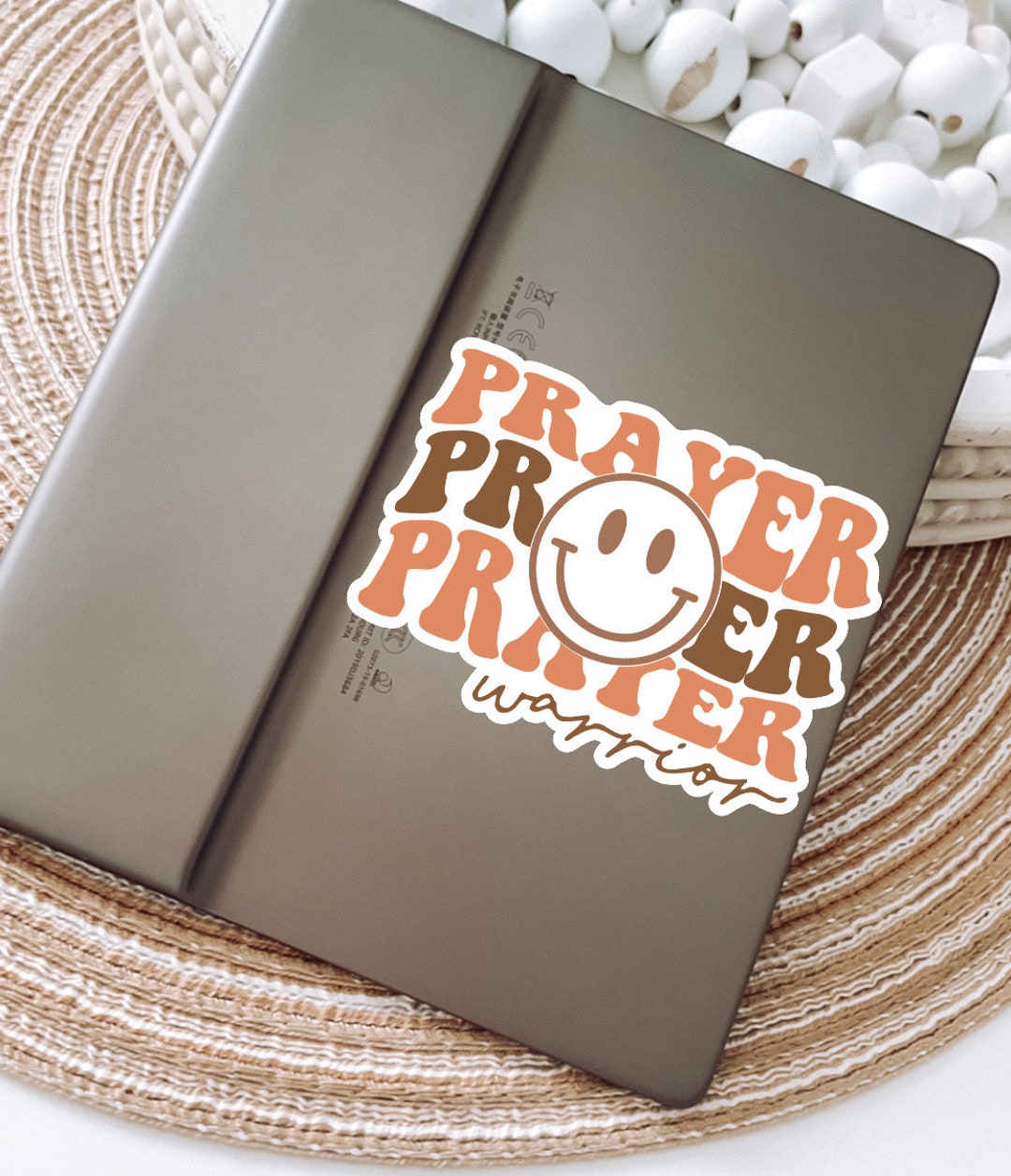 Device Sticker Prayer Warrior Decal Blessed Amen God Christian Bible ...