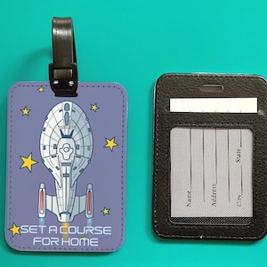 Luggage Tag - Customizable with your fave J/C, Voy or Prodigy fanart by Amalgam000!