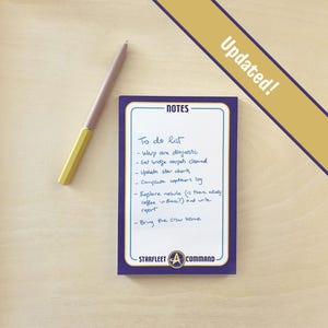 Starfleet Command Notepad: nieuwe batch met meer vellen!
