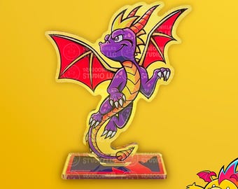 El Dragón Púrpura - Stand de acrílico