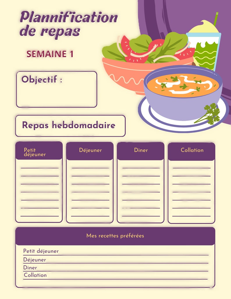 Planificateur de repas image 1