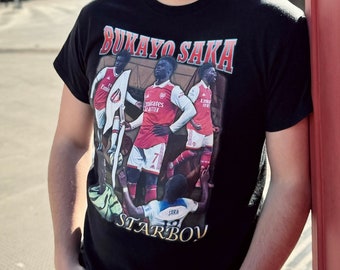 Bukayo Saka | Starboy Retro Design | Kein Spielzeug für den Fussball