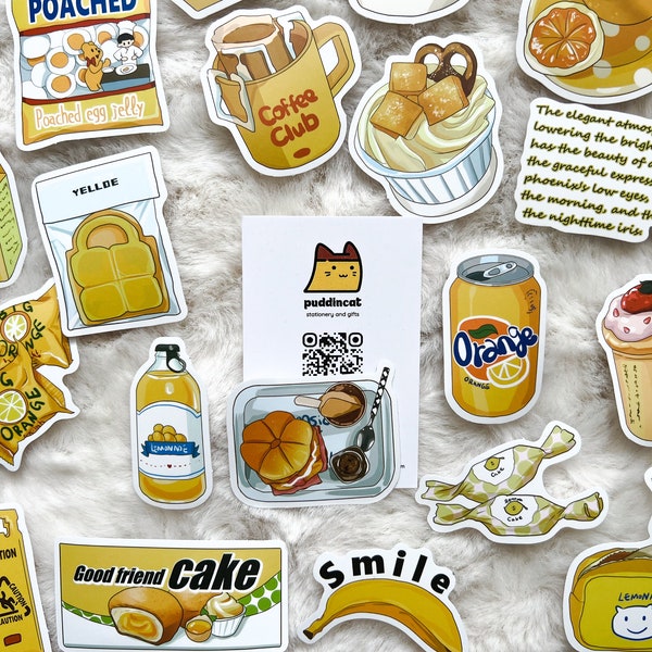 Yellow Stickers - Etsy