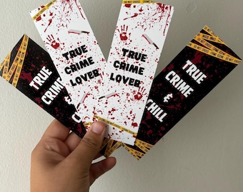 True crime lover bookmarks