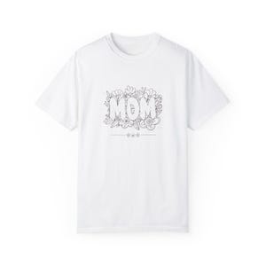 Camiseta &quot;La mejor mamá del mundo&quot;, colores cómodos, regalo para el Día de la Madre, camiseta de agradecimiento para mamá, camiseta &quot;Te amo, mamá&quot;, camiseta floral para mamá