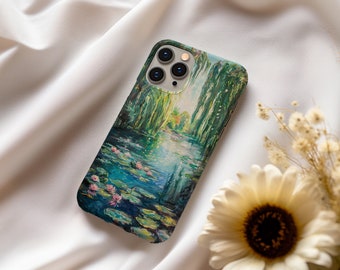 Monet Art Style Phone Case Art Painting Cover Case, iPhone 15 Case, iPhone 14 Case, iPhone 14 Pro Case, Samsung, iPhone 13 Pro Max Case 11