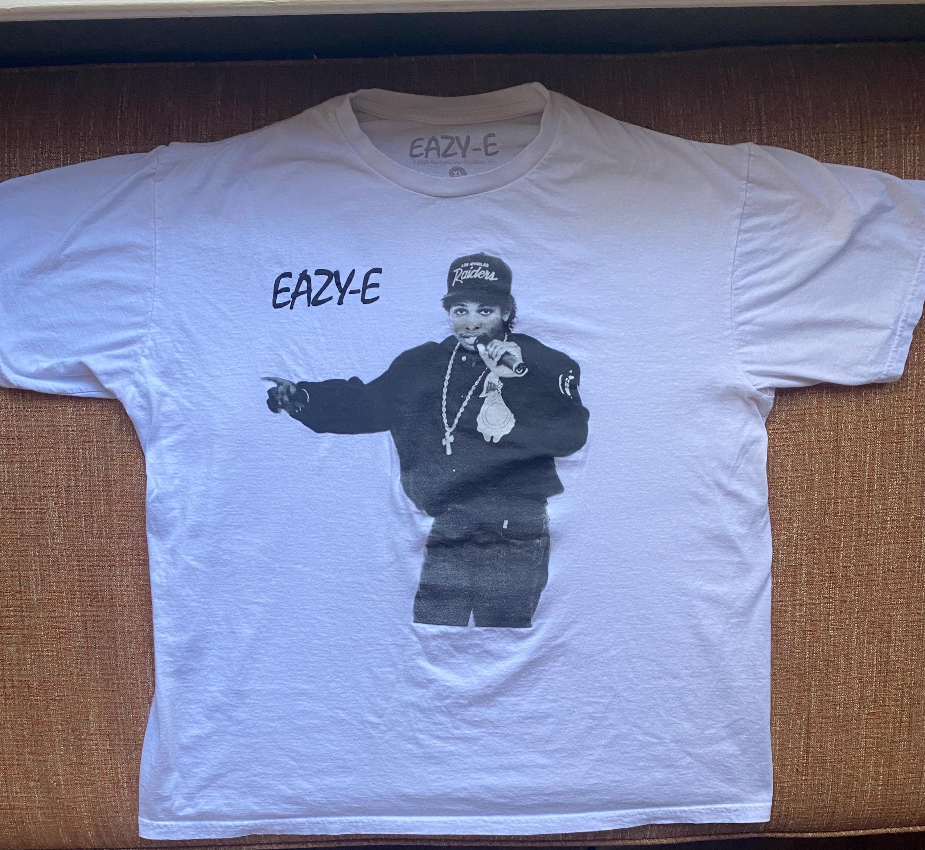 Tupac Biggie Eazy-E T-Shirt 2XL XXL Vintage Faded Black
