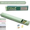 Pillar Plus - XL Eco-friendly 7-Day Pill Organiser - Biodegradable Wheat Straw Plastic Weekly Pill Box