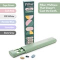 Pillar - Eco-friendly 7-Day Pill Organiser - Biodegradable Wheat Straw Plastic Weekly Pill Box
