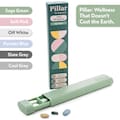 Pillar - Eco-friendly 7-Day Pill Organiser - Biodegradable Wheat Straw Plastic Weekly Pill Box