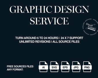 Custom Graphic Design Service: Logo, Poster, Web Design