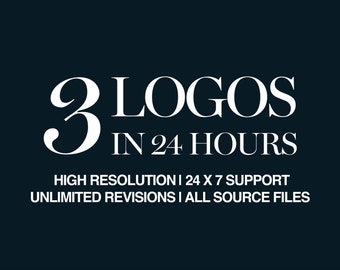 Custom Logo Design: Modern Professional Branding in 24 Hours