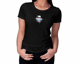 Organic Women's T-shirt – Polar Bear "Save Him Save Us" – Climate Change & Ecology