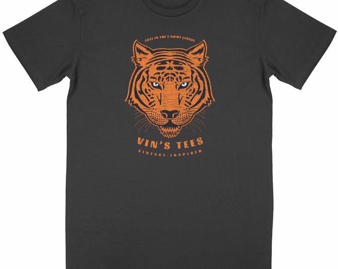 Organic cotton T-shirt - Unisex - 150g - "Tigre Vin's Tees"