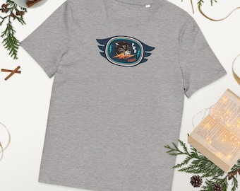 Unisex organic cotton superhero t-shirt - "Power Today"