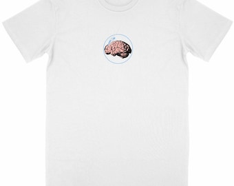 Organic Cotton Unisex T-Shirt – Wash Your Brain | Soap Brain Graphic | Original Ethical T-Shirt