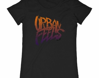 Women's organic cotton T-shirt - 140g - Ethical Streetwear - "Urban Feels"