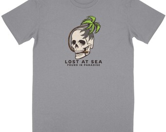Unisex organic cotton t-shirt - "Lost at Sea"