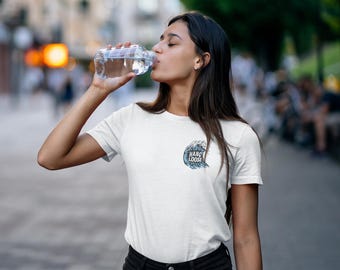 Unisex organic cotton surf t-shirt - "Hang Loose"