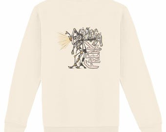 Eco-friendly sweatshirt - premium - thick 350g - unisex - "MecaFreak 2"