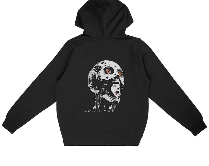 Eco-friendly hoodie - 280g - unisex - Original streetwear - "AI robot"