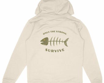 Sweat à capuche écologique - premium  - 350g- unisexe - " To be the strongest "