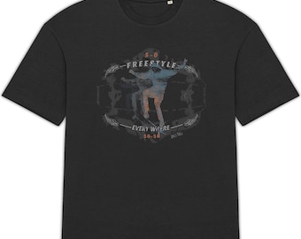 Organic cotton T-shirt - oversized - premium - 220g - Unisex – "skater streetwear"