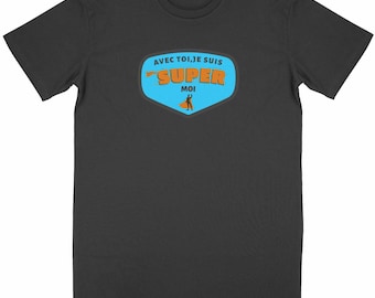 Organic cotton T-shirt - Unisex - 150g - "Super Me" - Superman humor T-shirt