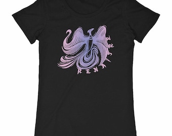 Women's organic T-shirt - Phoenix Renaissance - Ethical rebirth spirit
