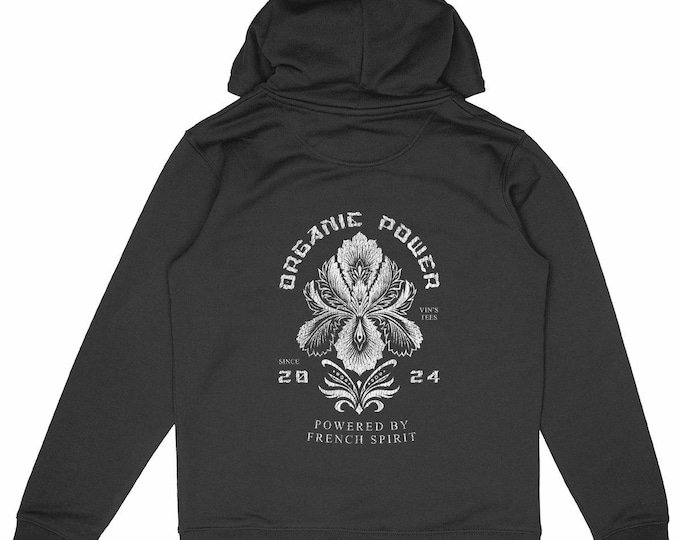 Eco-friendly premium hoodie - 350g - unisex - "Organic Power"