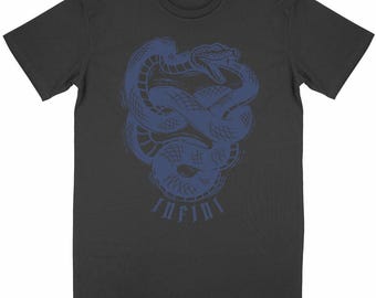 Unisex Infinity T-shirt – Serpent & Eternal Symbol – Organic Unisex