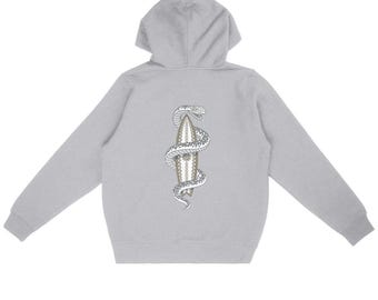 Unisex Eco-Friendly Lightweight Hoodie - Surf Design - Venomous Waves 2