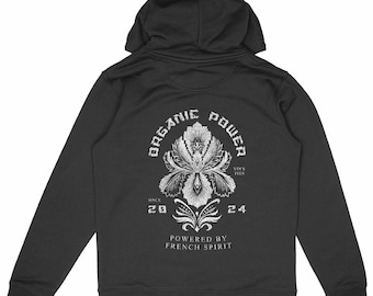 350g Thick Eco Hoodie, Unisex – Organic Power Hoodie Unisex Recycled Organic Cotton