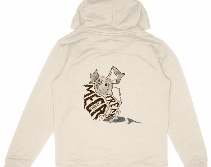 Eco-friendly premium hoodie - 350g - unisex - "MecaFreak 3"