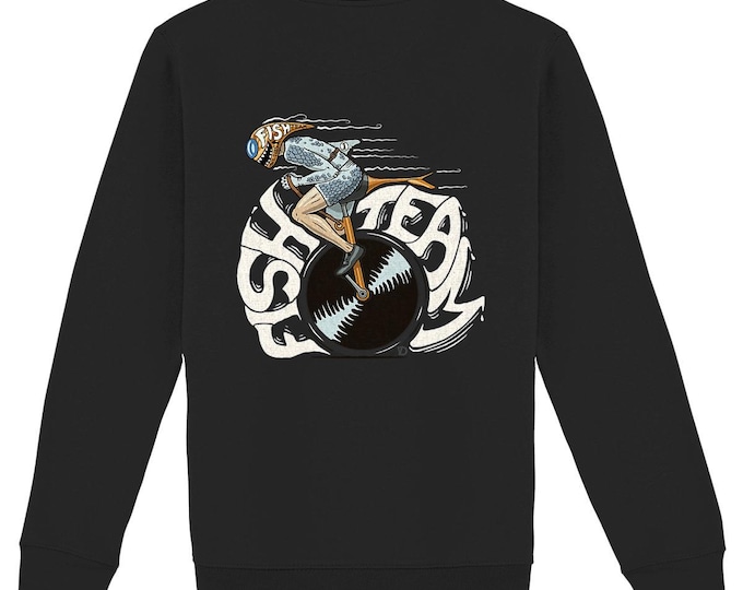 Eco-friendly sweatshirt - premium - thick 350g - unisex - "Mono crazy"