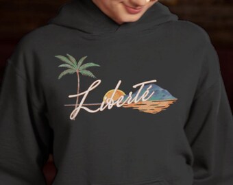 Unisex lightweight hoodie - "freedom"