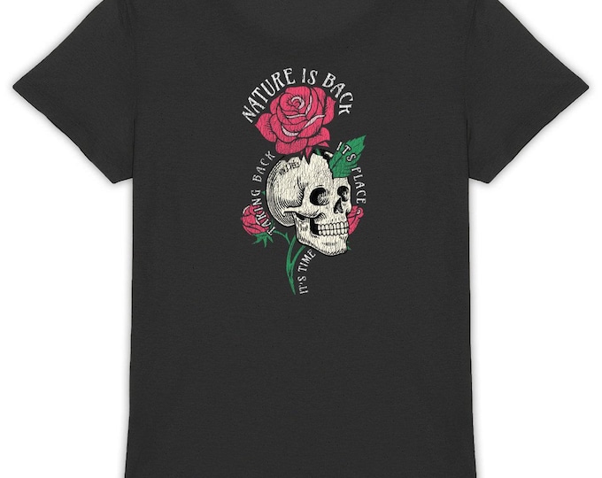 Women's organic cotton t-shirt - 155g - "Nature is Back"