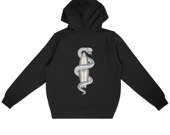 Unisex Eco-Friendly Lightweight Hoodie - Surf Design - Venomous Waves 2